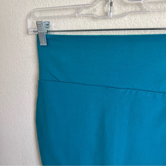 Forever 21 Teal Turquoise Pencil Mini Skirt - Picture 2 of 5